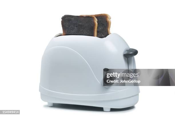 burnt toast - burnt bread stock pictures, royalty-free photos & images