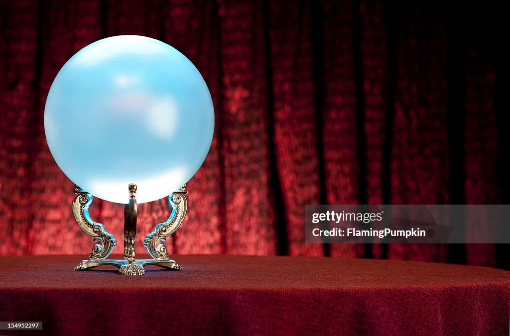 Fortune Teller's Mystical Crystal Ball. Full Frame. XXL