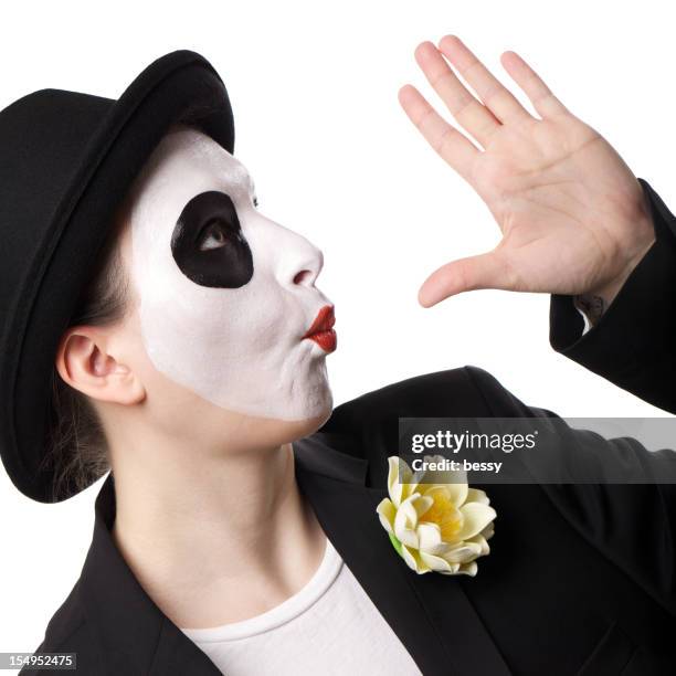 funny mime - mime stock pictures, royalty-free photos & images