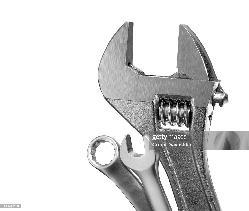 Spanners and adjustable wrench