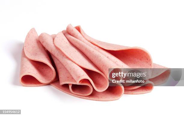 sliced bologna - baloney 個照片及圖片檔