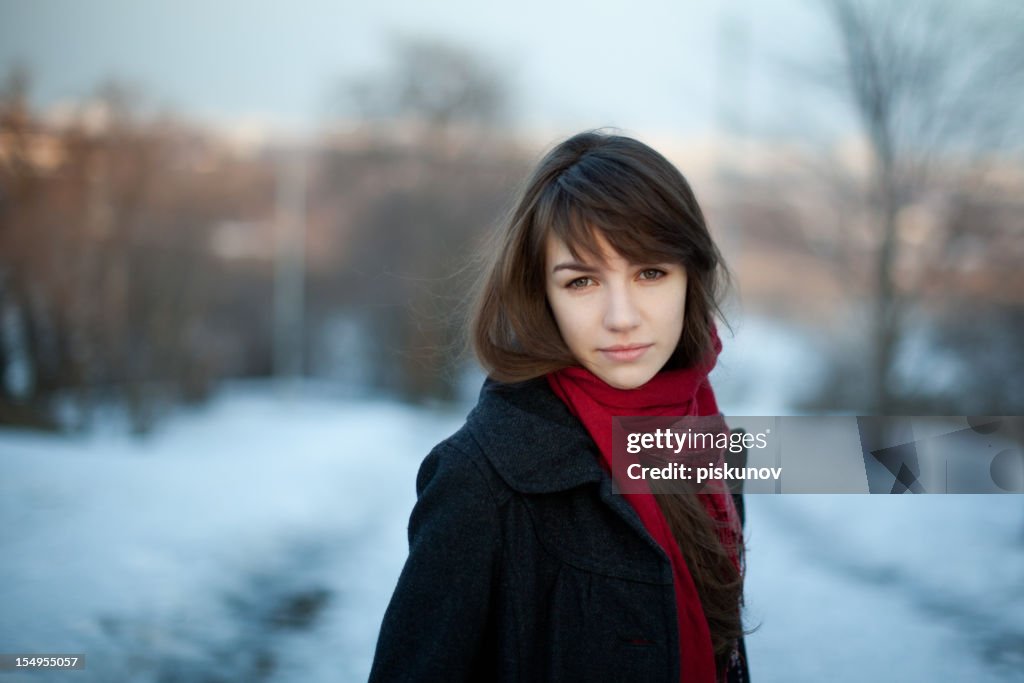 Young woman in Park