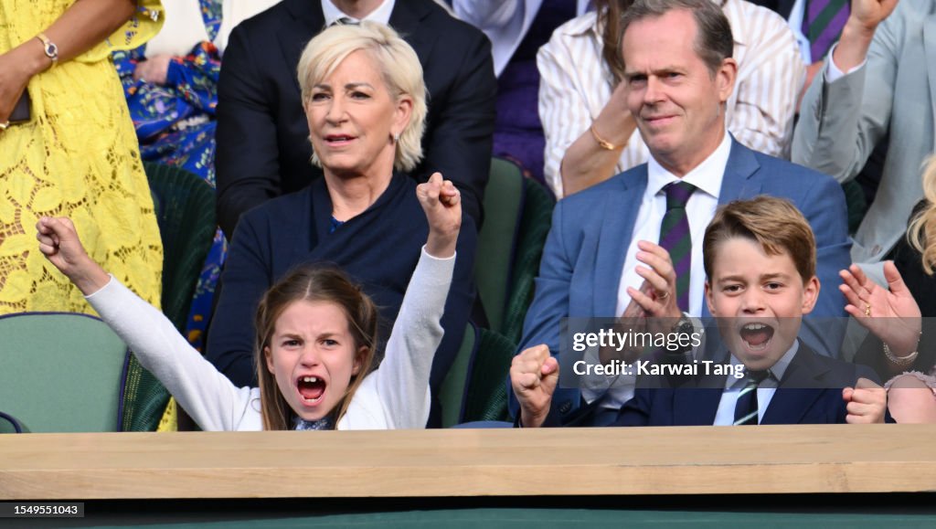 The Prince and Princess of Wales Attend Wimbledon 2023 - Day 14