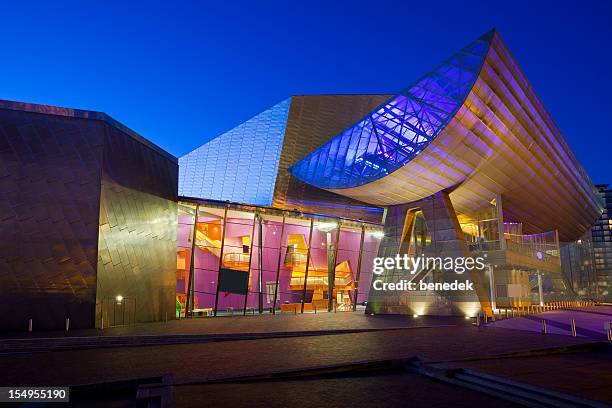 manchester england uk lowry centre - plaza theatre stock pictures, royalty-free photos & images