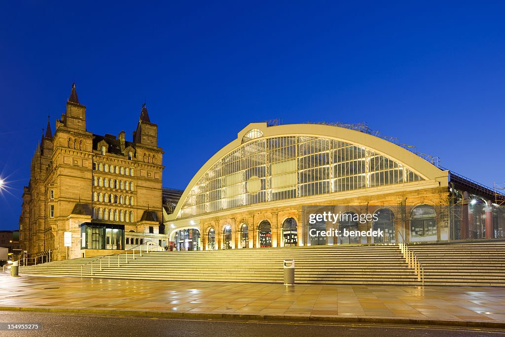 Liverpool England UK Downtown Lime Street Railway Station