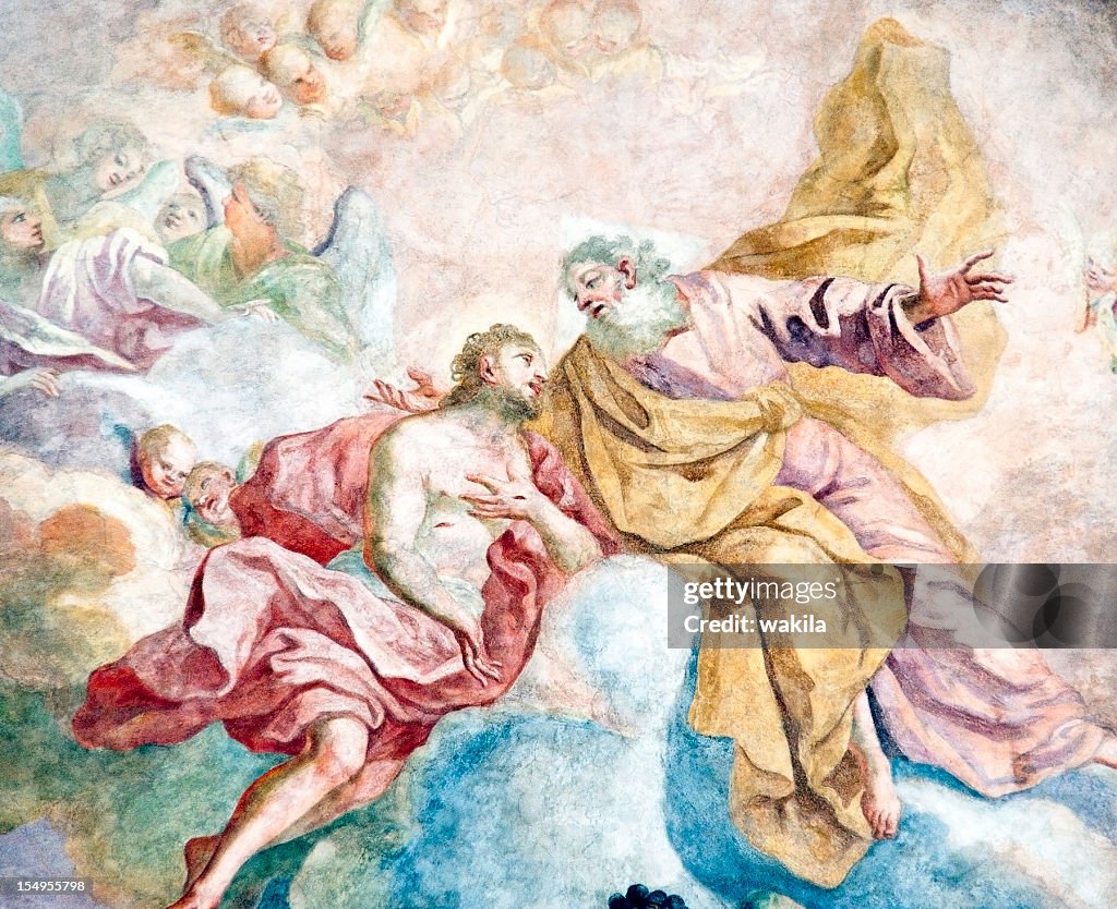 Church ceiling painting