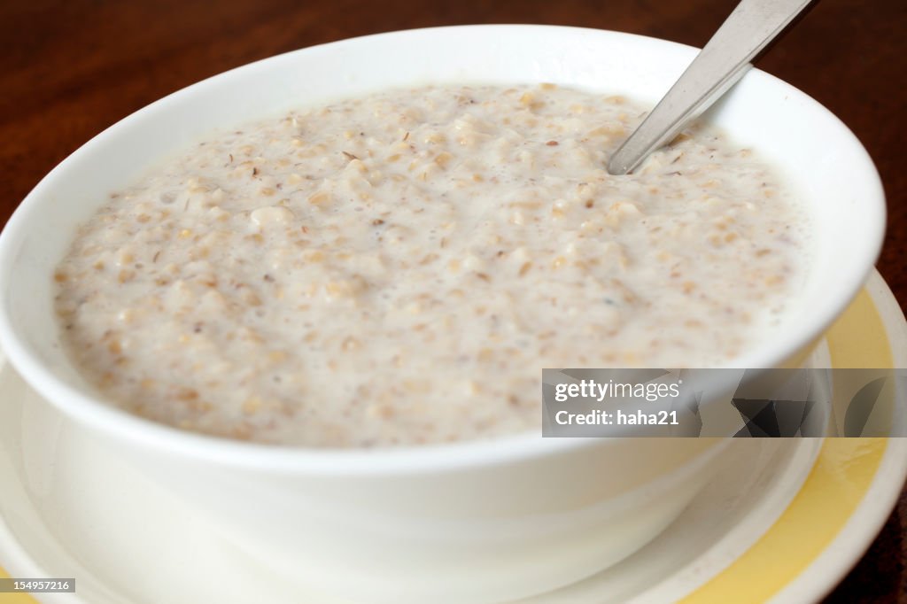 Bowl of Steel-cut Oatmeal