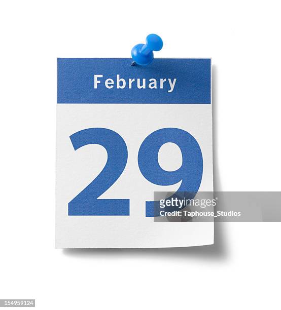 29. februar kalender - tag stock-fotos und bilder