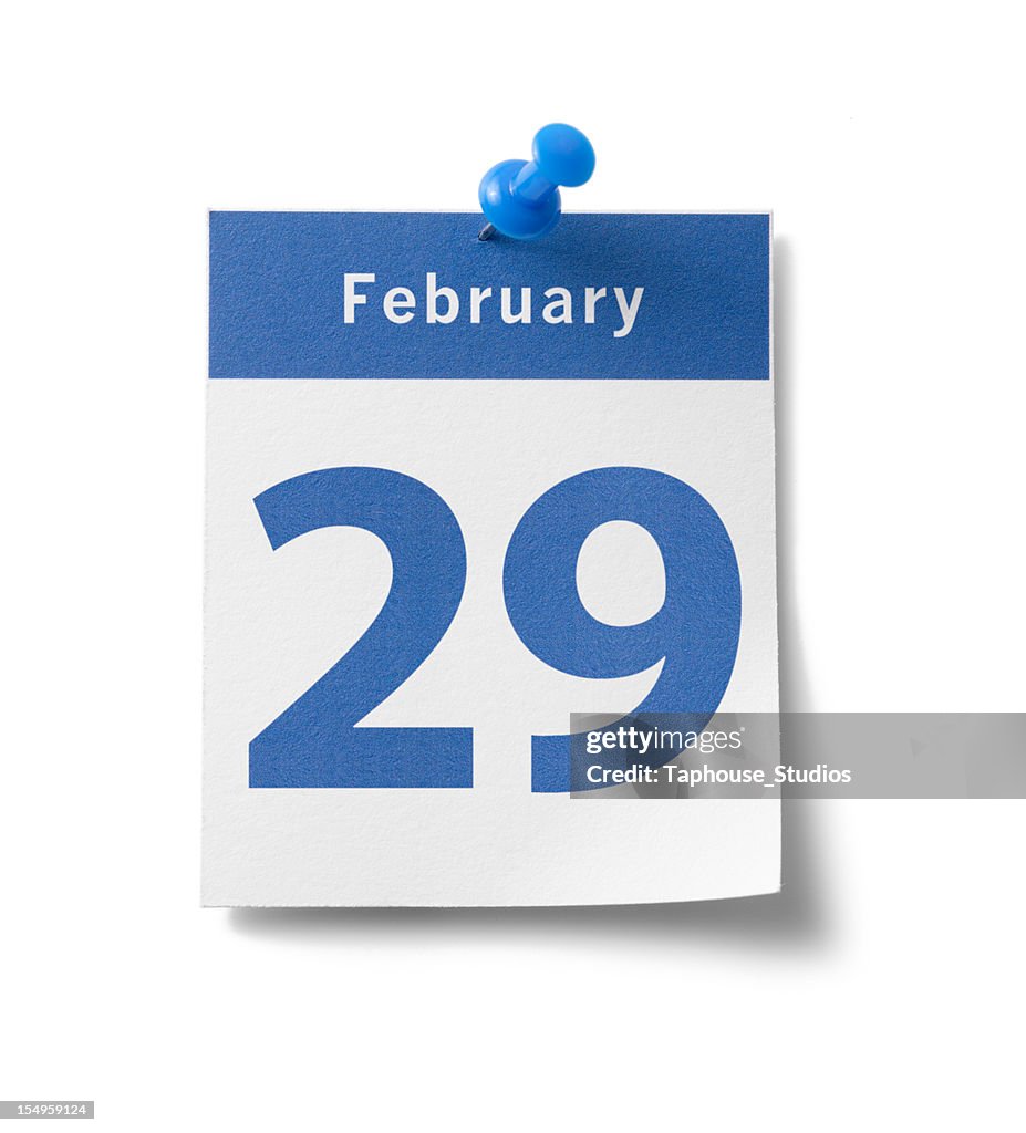 February 29th Calendar