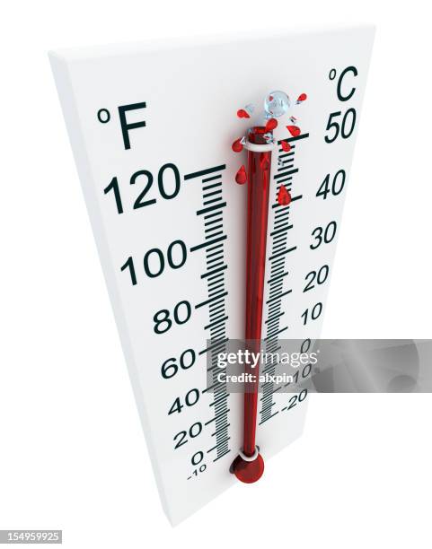 heat - thermometer stock-fotos und bilder
