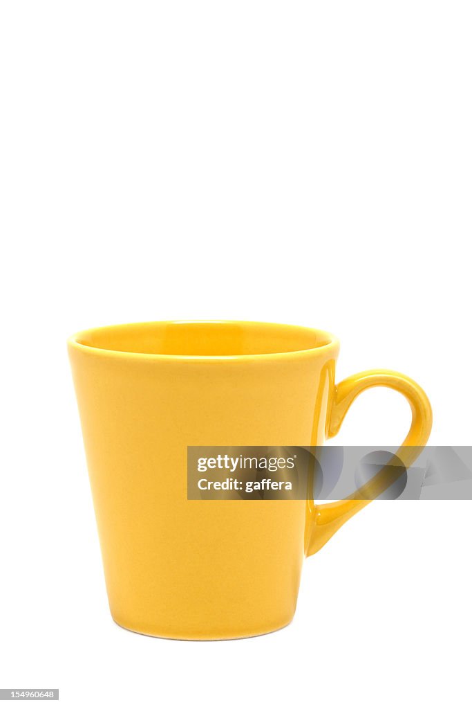 Yellow mug (clipping path)