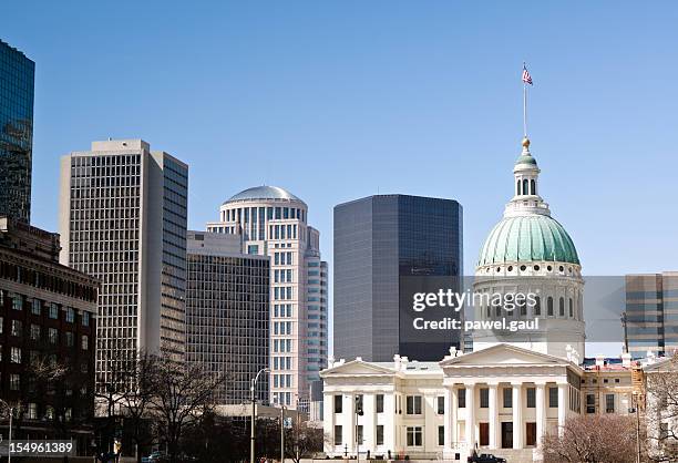 downtown st. louis - st louis stock pictures, royalty-free photos & images
