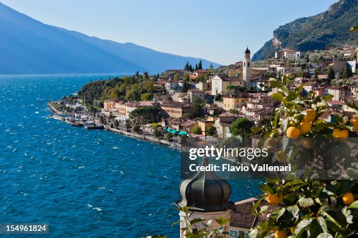 Limone sul Garda, a small town on the Lake Garda - Italy Limone sul Garda, a small town on the Lake Garda - Italy