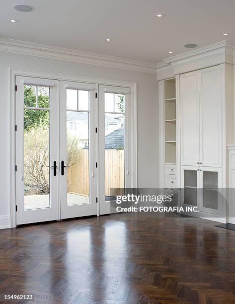 brand new north american home - french doors stock pictures, royalty-free photos & images