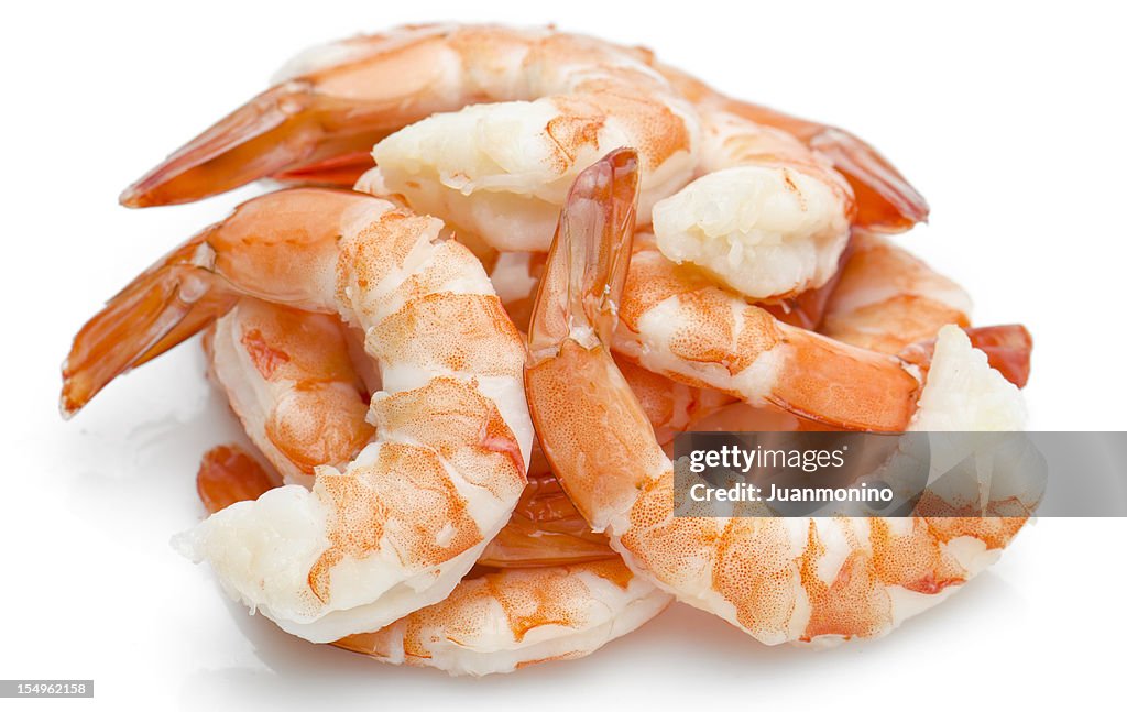 Heap of shrimps