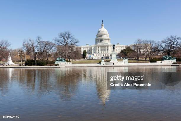 looking to the capitol, washington, dc - alex day stock pictures, royalty-free photos & images