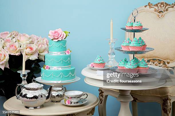 tea party - afternoon tea party stock pictures, royalty-free photos & images