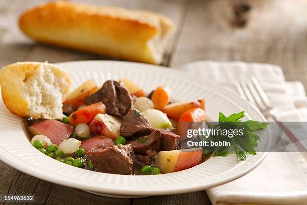 hearty stew - lamb stew stock pictures, royalty-free photos & images