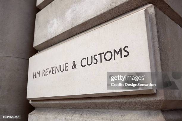 hm revenue &amp; customs sign (xxxl) - vat stock pictures, royalty-free photos & images