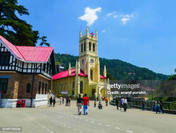 Shimla Ridge Church 78 Christ Church (Shimla) Stock Photos, High-Res Pictures, and Images ...