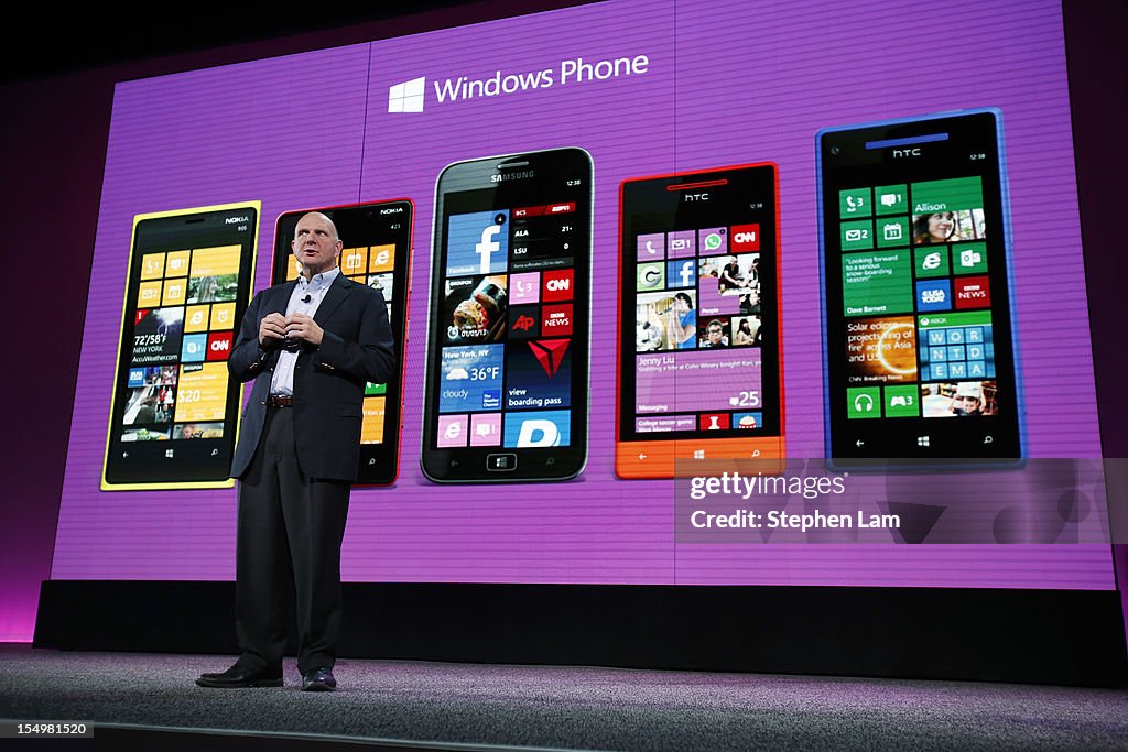 Microsoft Launches New Phone 8 in San Francisco