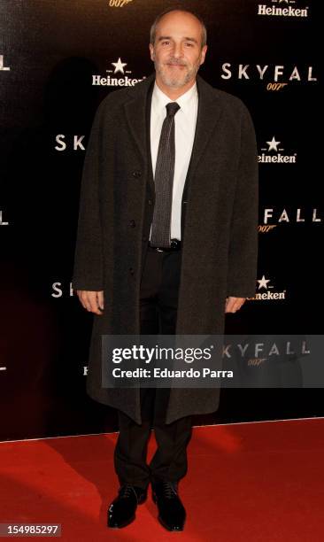 Fernando Guillen Cuervo attends the 'Skyfall' photocall premiere at Santa Ana Square on October 29, 2012 in Madrid, Spain.