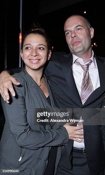 Maya Rudolph and Jacob Aaron Estes at RADiUS-TWC 'he Details' Premiere hosted by GREY GOOSE Vodka held at The ArcLight Cinemas on October 29, 2012 in...