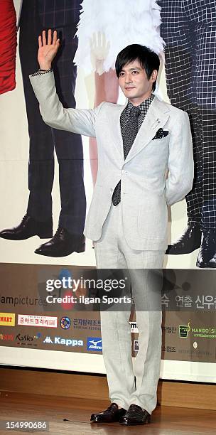 Jang Dong-Gun attends SBS Drama 'A Gentleman's Dignity' Press Conference at Patio9 on May 23, 2012 in Seoul, South Korea.