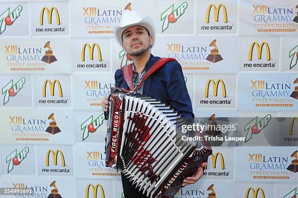 Fidel Ruedas attends the Latin GRAMMY Street Parties 2012 - San Jose on October 28, 2012 in San Francisco, California.