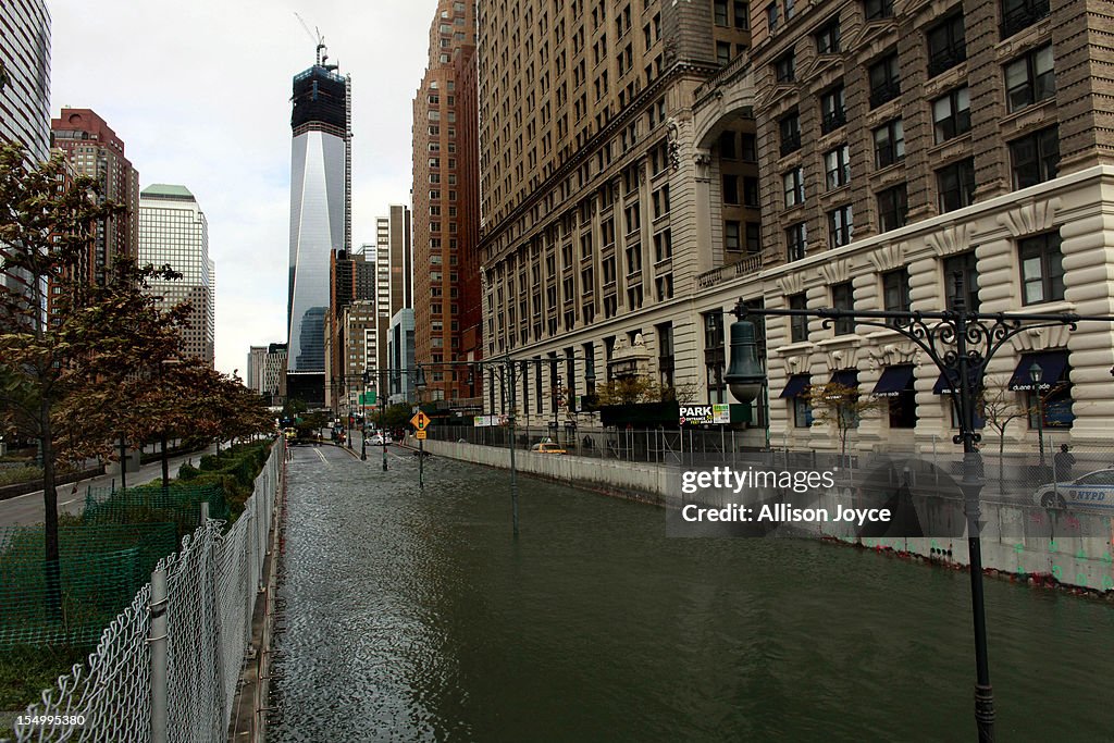 East Coast Begins To Clean Up And Assess Damage From Hurricane Sandy