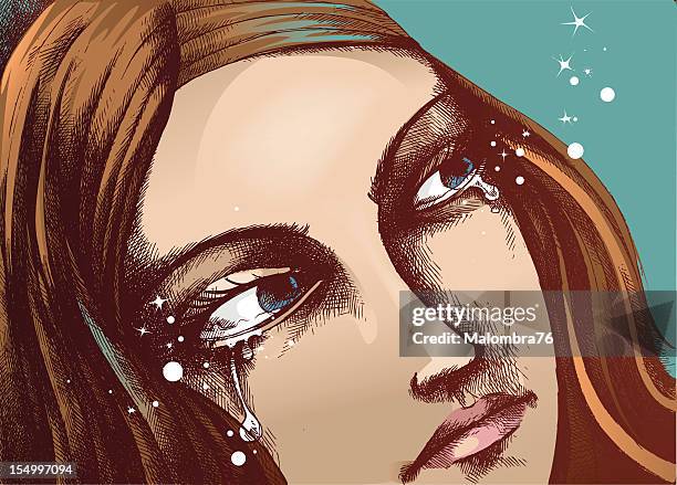 tears - träne stock-grafiken, -clipart, -cartoons und -symbole