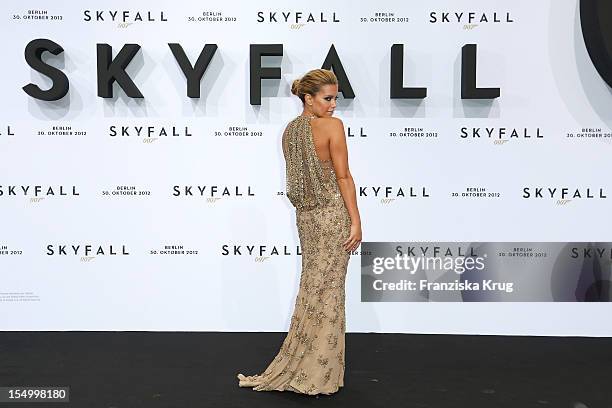 Sylvie van der Vaart attends the 'Skyfall' Germany Premiere at Theater am Potsdamer Platz on October 30, 2012 in Berlin, Germany.