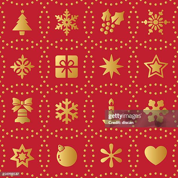 christmas red background - tree cutting stock illustrations
