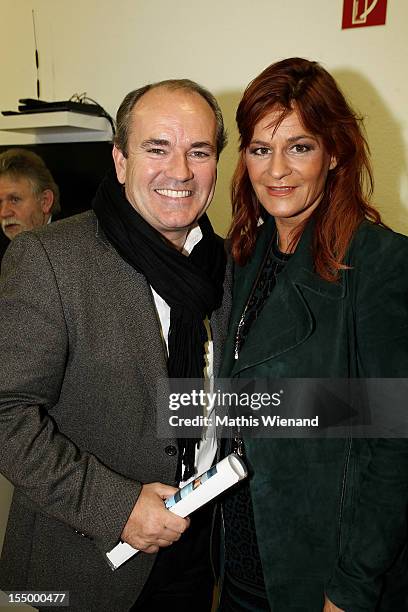 Andrea Berg and Wolfgang Kons attend the Stups Childrens Center Opening on October 30, 2012 in Krefeld, Germany.