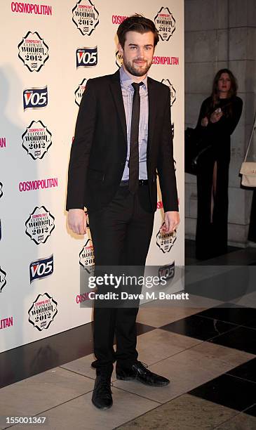 Jack Whitehall arrives at the Cosmopolitan Ultimate Woman of the Year awards at the Victoria & Albert Museum on October 30, 2012 in London, England.