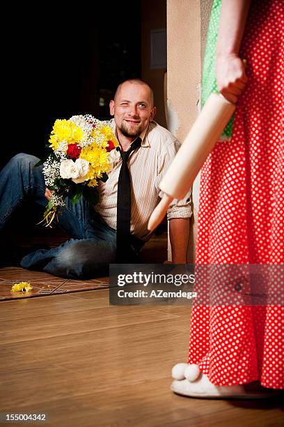drunk husband - drunk husband stock pictures, royalty-free photos & images