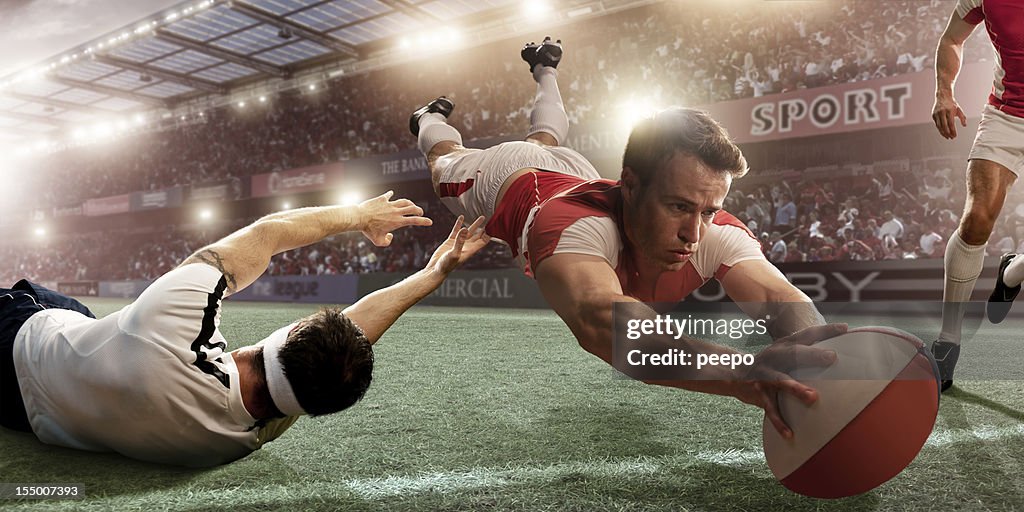 Rugby Action High-Res Stock Photo - Getty Images