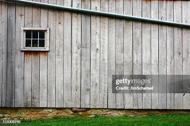 close-up of the wood on the side of the barn - barn stock pictures, royalty-free photos & images