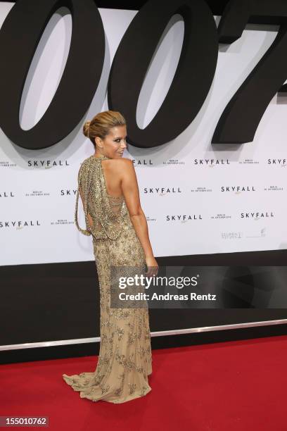 Sylvie van der Vaart attends the 'Skyfall' Germany premiere at Theater am Potsdamer Platz on October 30, 2012 in Berlin, Germany.