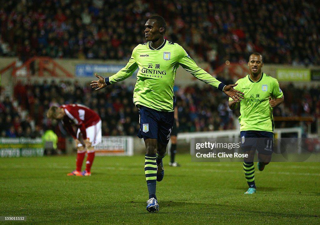 Swindon Town v Aston Villa - Capital One Cup Fourth Round