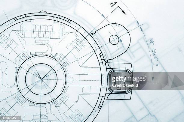 mechanical industry blueprint - engineer stock pictures, royalty-free photos & images