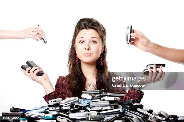 communication overload - surrounding stock pictures, royalty-free photos & images