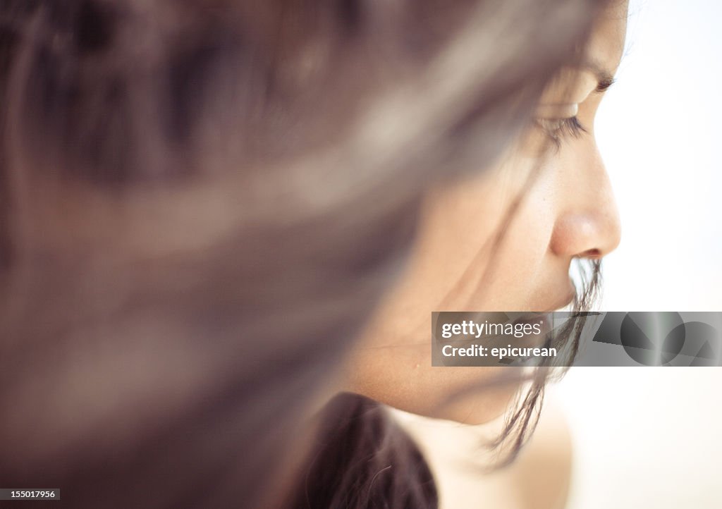 Portrait of a Young Indian Woman