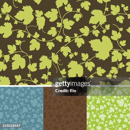 Seamless Grapevine Pattern Seamless Grapevine Pattern
