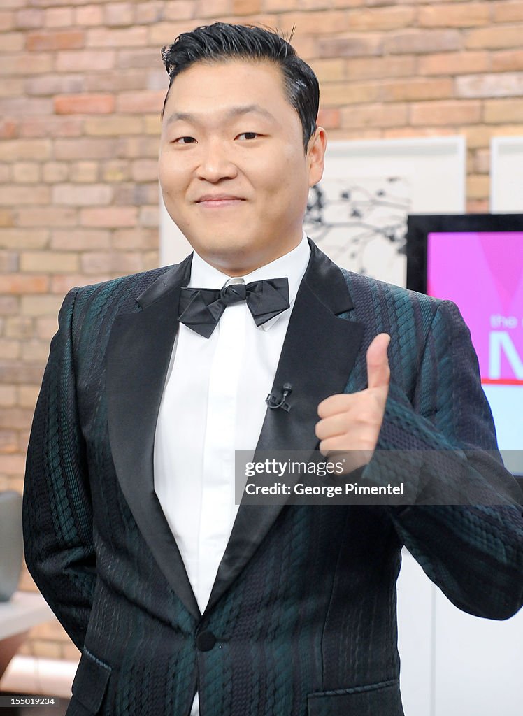 Psy Rapper Parents Korean rap sensation Psy appears on the Marilyn Denis Show on October ...
