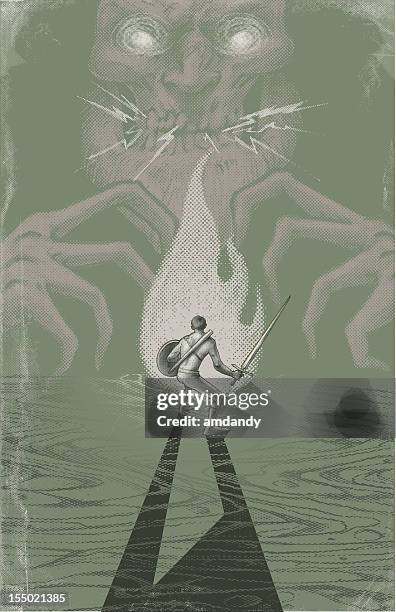 illustrations, cliparts, dessins animés et icônes de mal métiers à tisser et de bonnes approches d'affiches - tend fire