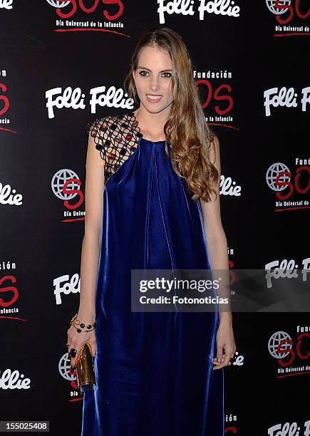 Marina Jamieson attends the 'Folli Follie' campaign launch at the Casino de Madrid on October 30, 2012 in Madrid, Spain.
