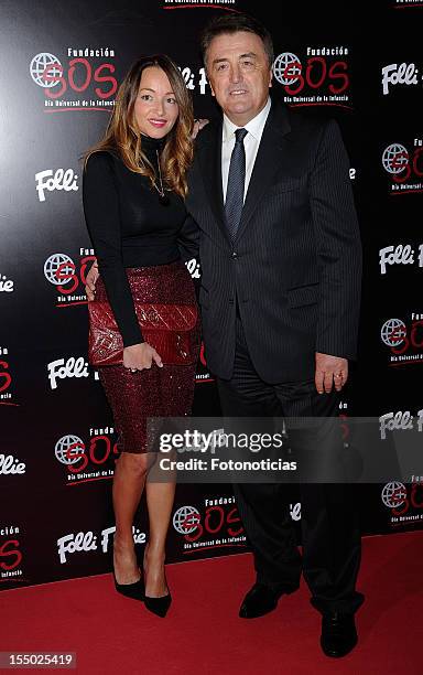 Radomir Antic and Ana Antic attend the 'Folli Follie' campaign launch at the Casino de Madrid on October 30, 2012 in Madrid, Spain.
