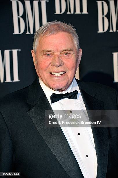 Tom T. Hall attends the 60th Annual BMI Country Awards at BMI on October 30, 2012 in Nashville, Tennessee.