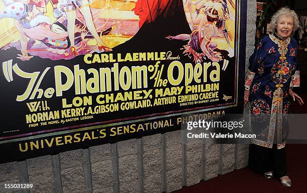 Carla Laemmle attends The Academy Of Motion Picture Arts And Sciences' Screening Of "The Phantom Of The Opera" at AMPAS Samuel Goldwyn Theater on...